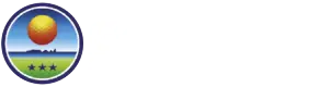 Logotipo de Hotel Posada La Estancia con &iacute;cono de sol y paisaje.
